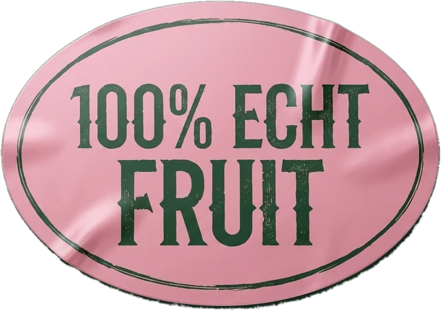 100% echt fruit